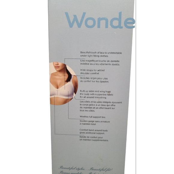 WonderBra Plus 46DD Wireless All Around Smoothing Side And Back Style W1… - Picture 7 of 12